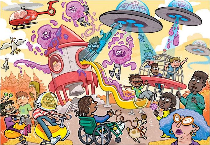 Produktbild Jumbo Puzzle Wasgij Junior 4 Titel Tbd (240) (240 Teile)