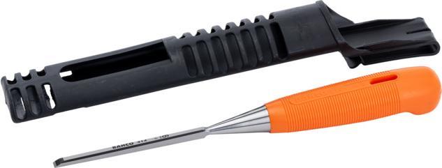 Actual product image Irimo Chisel with orange-coloured polypropylene handle, 6 mm (6 mm)