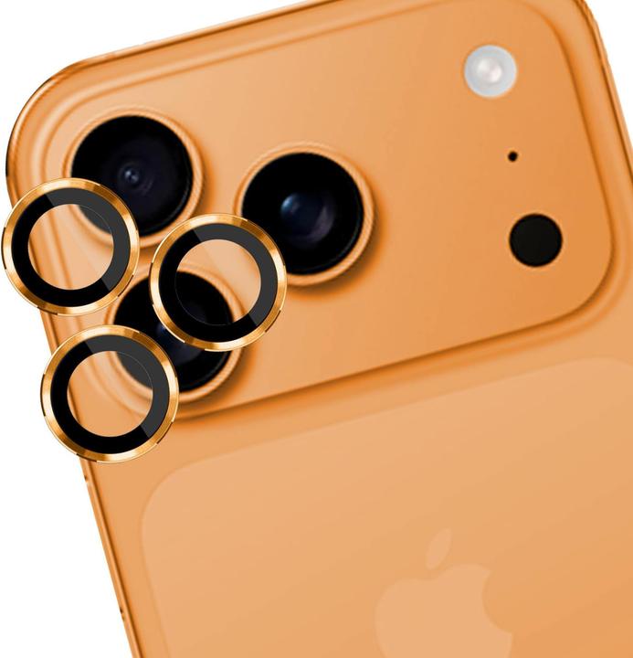 Image du produit 3MK - Lens Protection - iPhone 17 Pro - Orange (1 pièce(s), Apple iPhone 17 Pro Max, Apple iPhone 17 Pro)