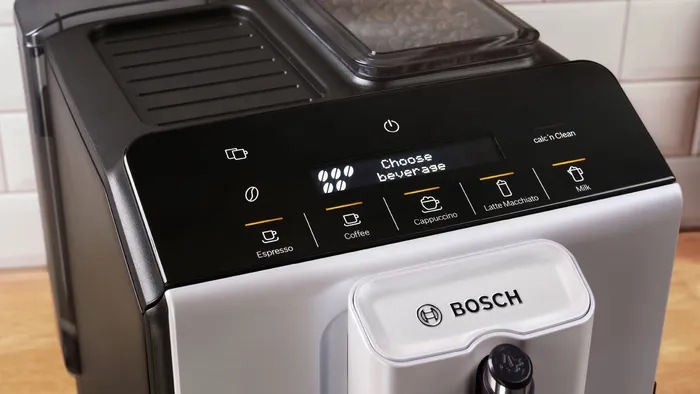 Actual product image Bosch Hausgeräte 2 Espresso volautomaat VeroCafe Silk Silver TIE20301