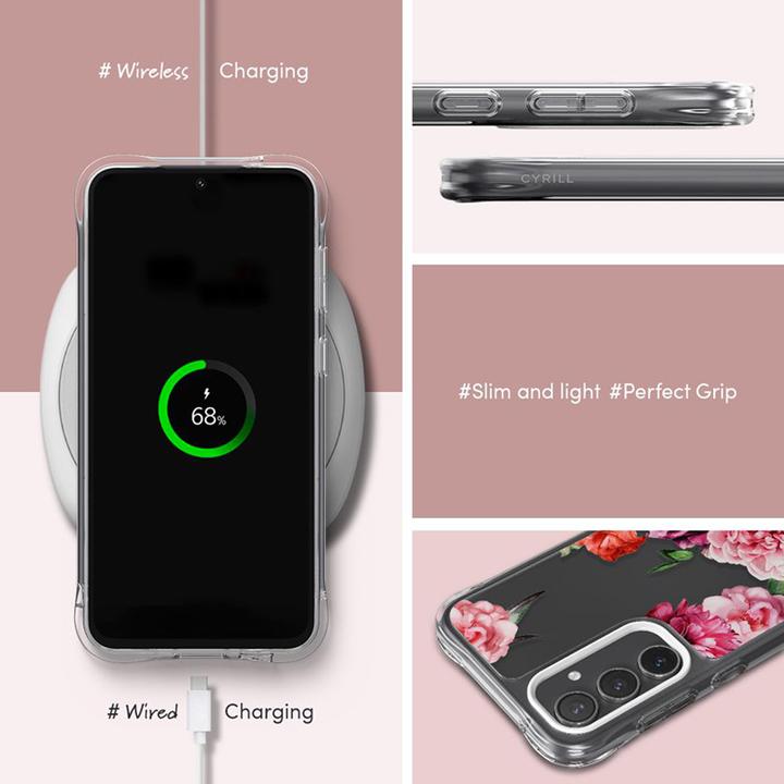 Produktbild Cyrill Cecile Sam S23 FE rose floral ACS06386 (Samsung Galaxy S23 FE)