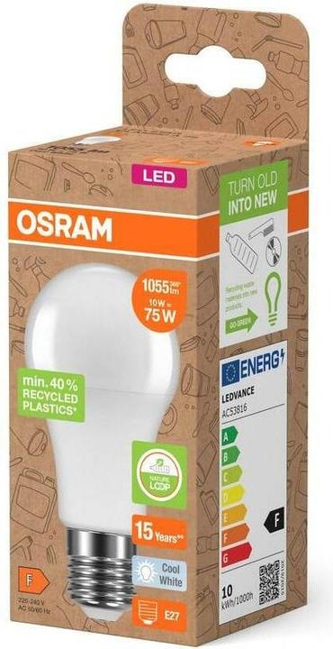 Actual product image Osram LED Pcr Lamps With Classic A (E27, 1055 lm, 6x)