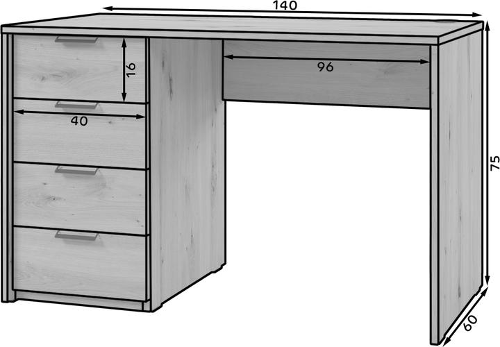 Actual product image ELTAP Barold (140 x 60 x 75 cm)