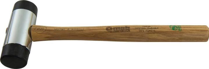 Actual product image Peddinghaus SPADE HAMMER "VISTAFLEX" 35 MM - WITH ASH HANDLE - 410 G - CHROME-PLATED (420 g)