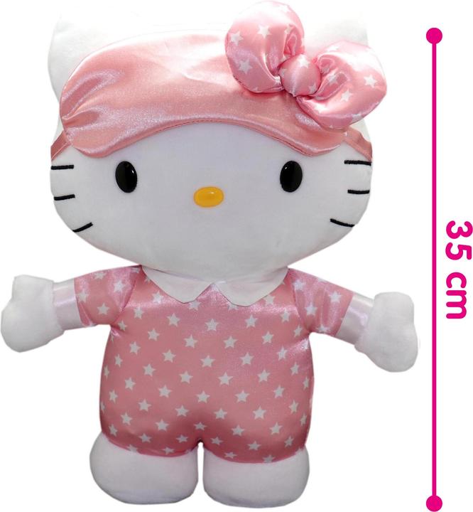 Actual product image Giochi Preziosi Hello Kitty - Luminous Plush Bedtime, 35 cm Plush with Light, Soft and Pleasant Composition and Wear (30 cm)