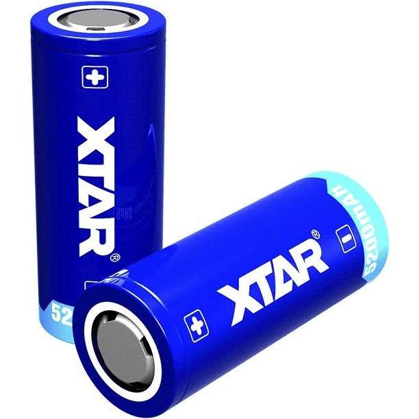 Xtar 5200mAh 3.6V 26650 accumulatore su PCB (1 pz., 26650, 5200 mAh), Batterie + pile