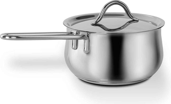 Actual product image Barazzoni Mediterranean Drum Kit 24 pieces composition 1810 made in Italy stainless steel 1810 (Casserole + stew pot, Pot, Stainless steel)