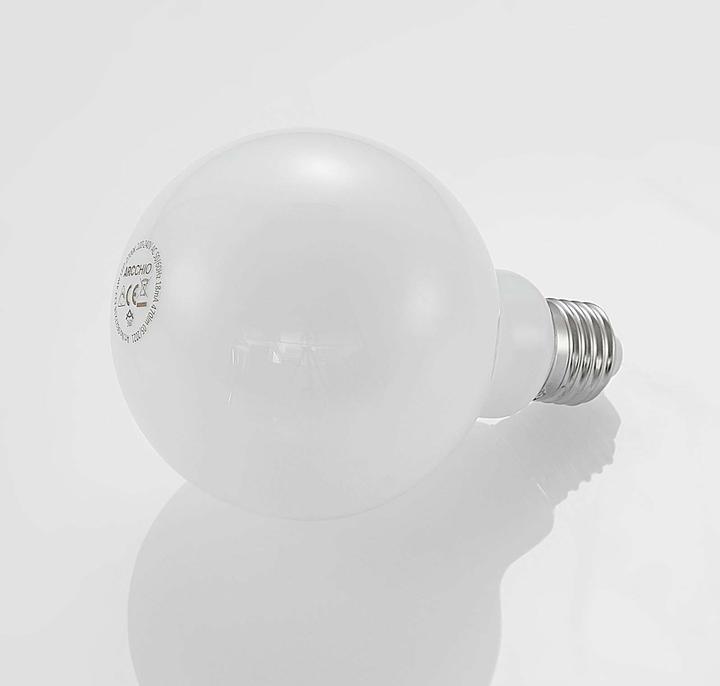 Actual product image Arcchio LED lamp E27 4W 2.700K G95 Globe, dimmable, opal (E27, 470 lm, 1 x)