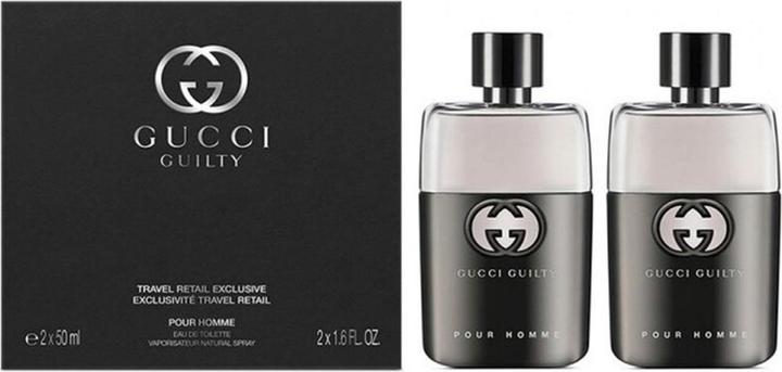 Actual product image Gucci Guilty Homme Edt Duplo 2 X 50 ml (Eau de toilette, 100 ml)