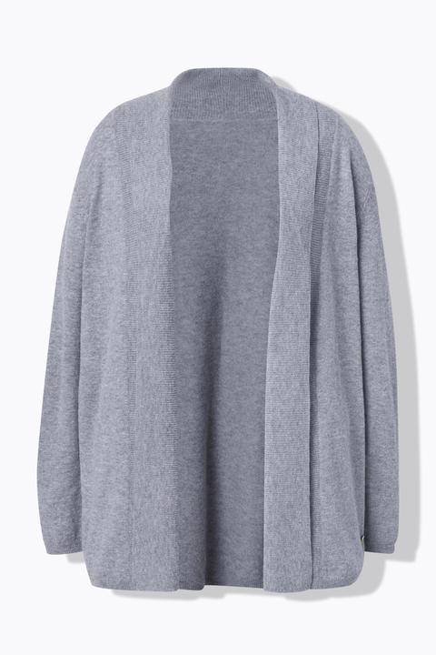 Produktbild Ulla Popken Strickjacke, Schalkragen, Langarm, Wolle (60)