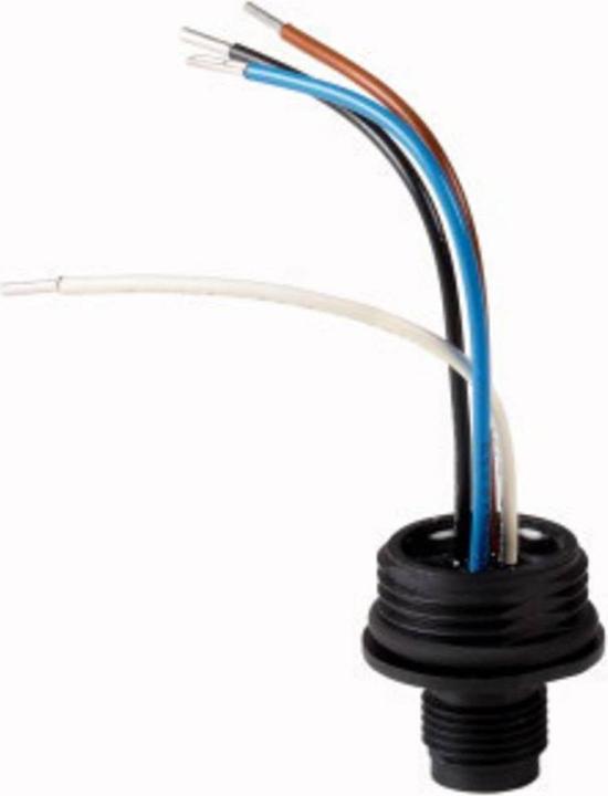 Actual product image Eaton Connection plug M12x1,IP65,230V/4A M12A