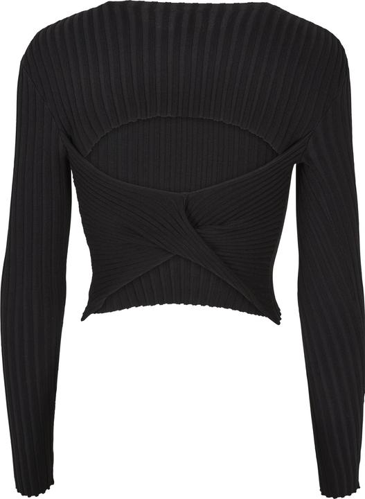 Produktbild Urban Classics Ladies Short Rib Knit Twisted Back Sweater - 21165 (5XL)