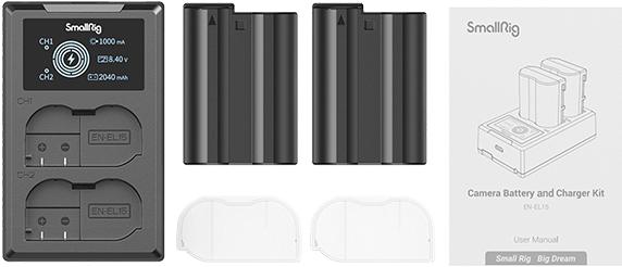 Image du produit SmallRig EN-EL15 Kit batterie et chargeur (Batterie de l'appareil photo)