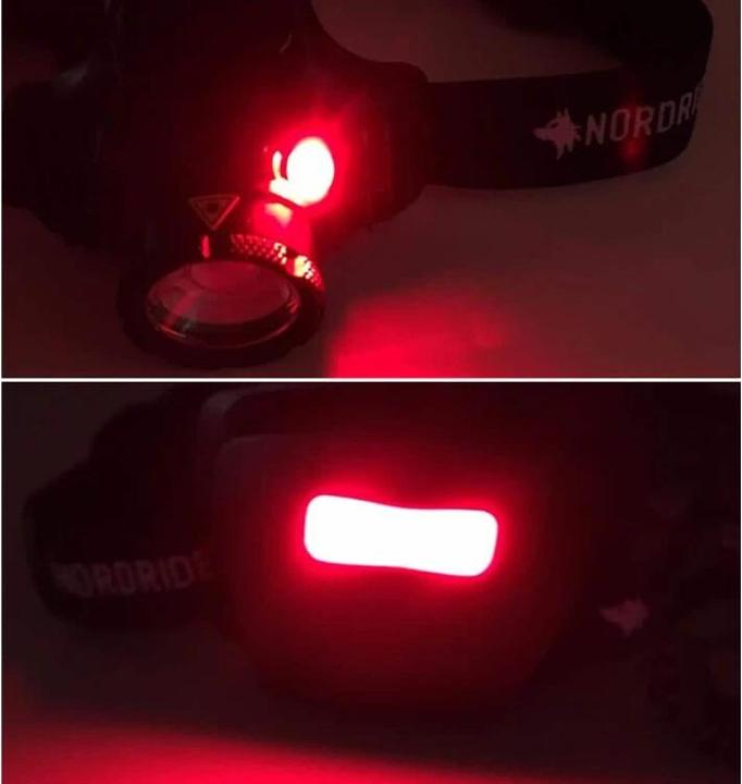 Produktbild Nordride Stirnlampe Active Pro R hybrid Schwarz, 500 lm, IP65 (500 lm)