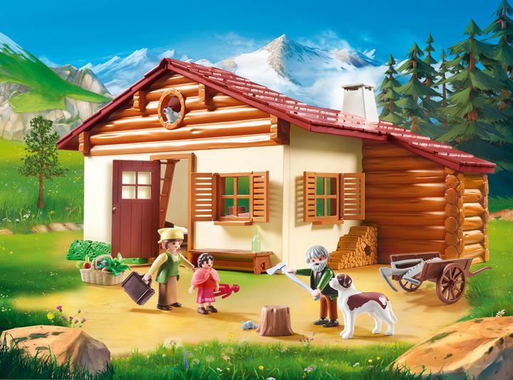 Produktbild Playmobil Heidi und Grossvater auf der Almhütte (70253, Playmobil Heidi)