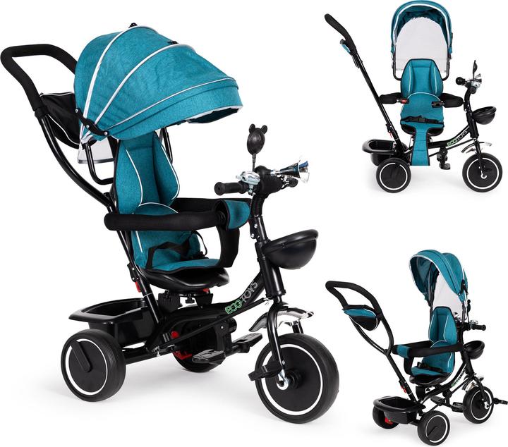 Actual product image EcoToys Tricycle, swivel seat, blue