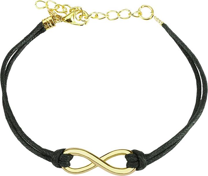 Immagine prodotto Star Piercing Bracciale in ecopelle nero Infinity (Ecopelle, senza ottone)