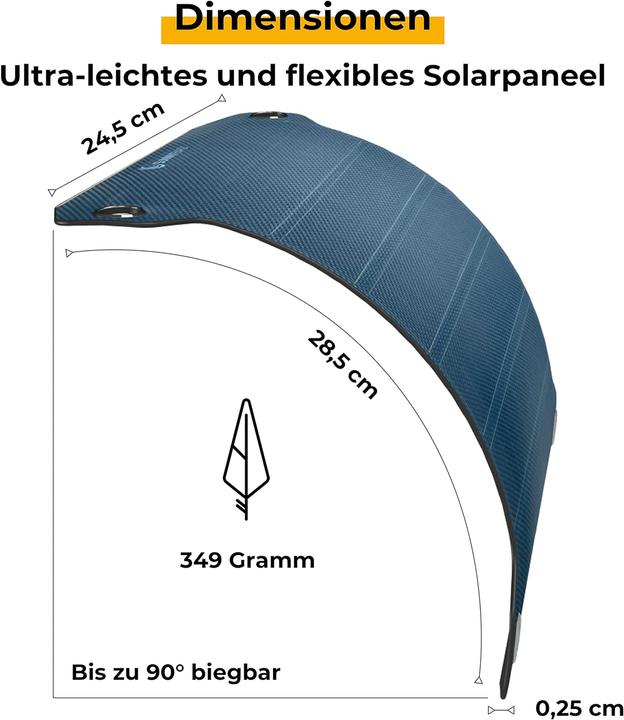 Produktbild Sunny Bag Flexibles Solarpanel (6 W, 0.20 kg)