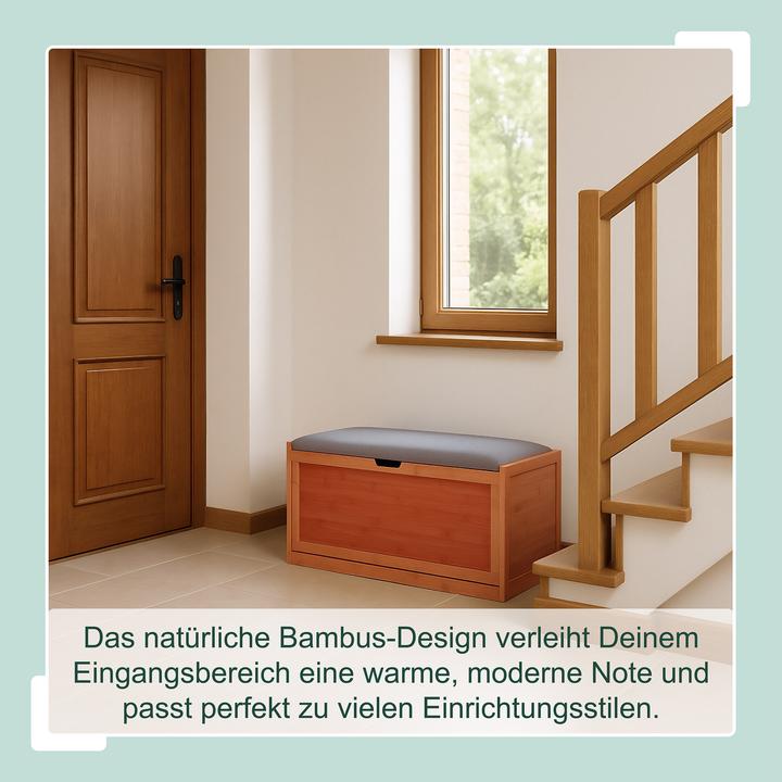 Image du produit Relaxdays Banc à chaussures (80 x 30 x 49 cm)