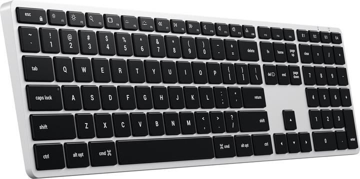 Produktbild Satechi Slim X3 Multisync Backlit Alu BT Keyboard (Mac) (CH, Kabelgebunden, Kabellos)