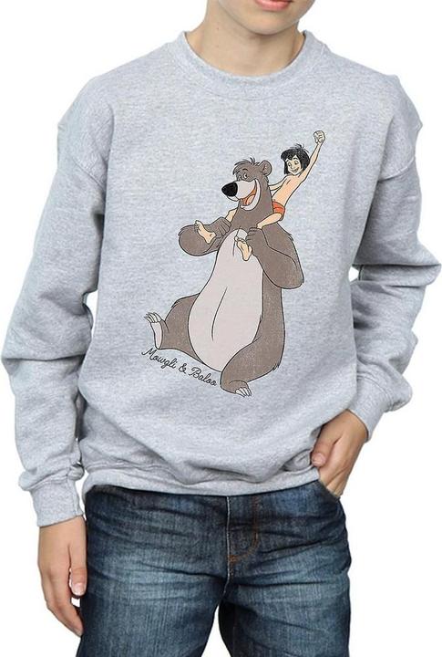 Produktbild Disney Boys Classic Mowgli And Baloo Sweatshirt (140, 146)