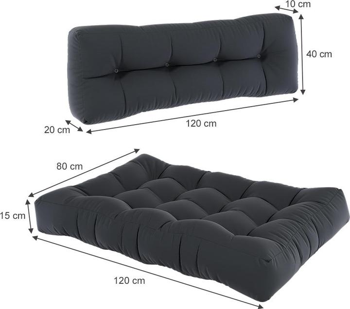Actual product image Vicco Set Flocken (120 x 20 x 40 cm, 120 x 80 x 15 cm)