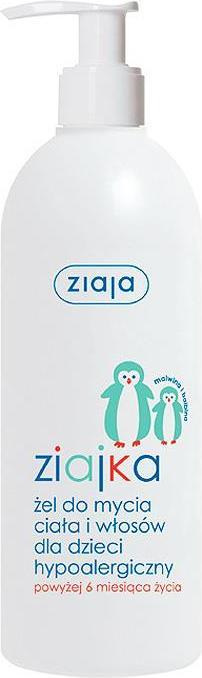 Ziaja Ziajka Body And Hair Washing Gel For Children Hypoallergenic 400Ml (400 ml)