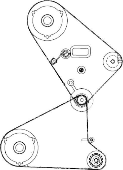Actual product image Zebra Media return conveyor