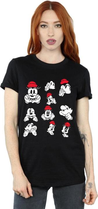 Immagine prodotto Disney Minnie Mickey Photo Poses Maglietta Ampia Donna (XL)