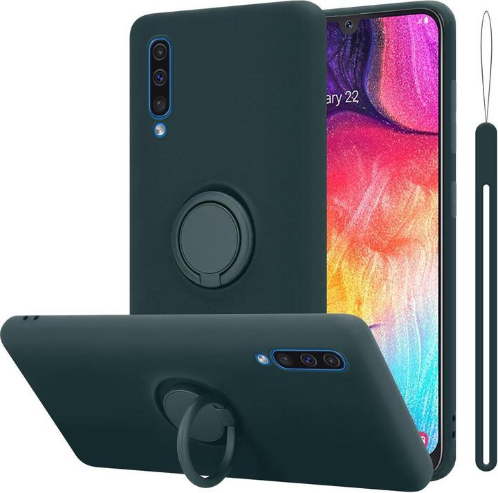 Actual product image Cadorabo Bumper TPU Liquid Ring Silicone Case (Samsung Galaxy A30s, Samsung Galaxy A50s)