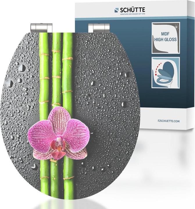 Produktbild Schütte WC Sitz Holz MDF WC-Sitz ASIA Absenkautomatik 80521 Asiatisch