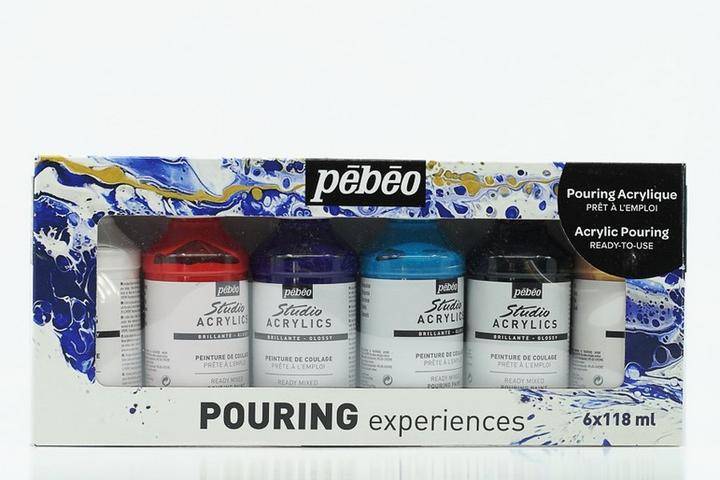 Image du produit Pebeo Set Pouring 6X118Ml (118 ml)