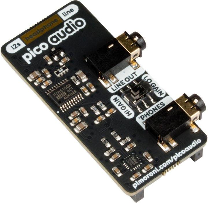 Actual product image Berrybase Raspberry Pi Pico Audio Pack (line-out and headphones)