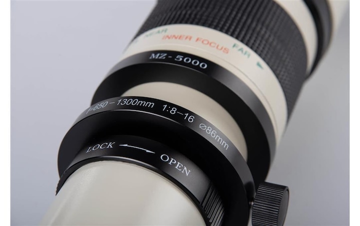Actual product image Dörr Zoom lens 650-1300mm T2 - White (T2, full size)