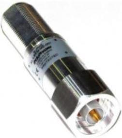Actual product image HPE E Aruba AP-LAR-1 Lightning Arrestor, Coaxial, Nm to Nf, Outdoor, DC to, In-line