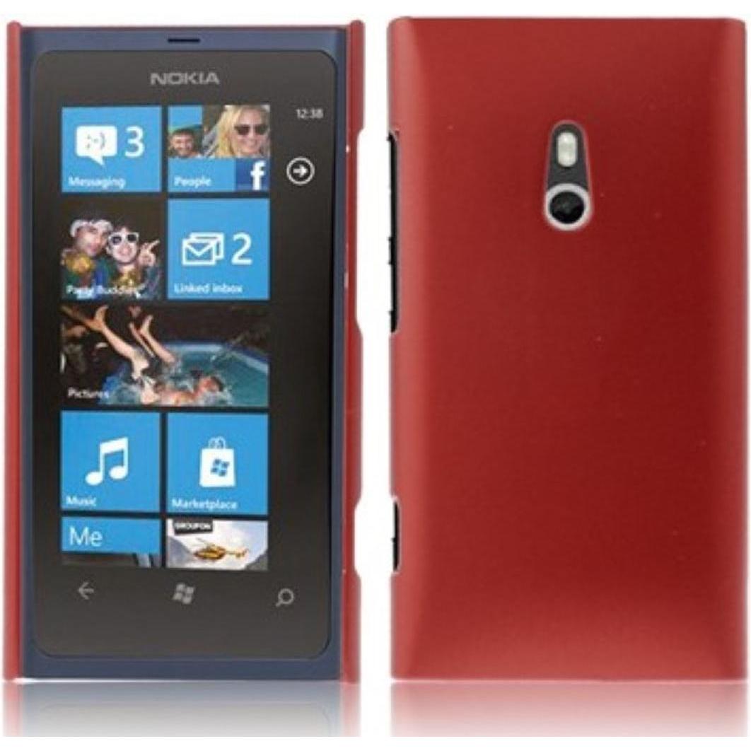 Thumbnail - König Design Schutzhülle Hard Case für Handy Nokia Lumia 800 Rot (Nokia Lumia 800), Smartphone Hülle, Rot