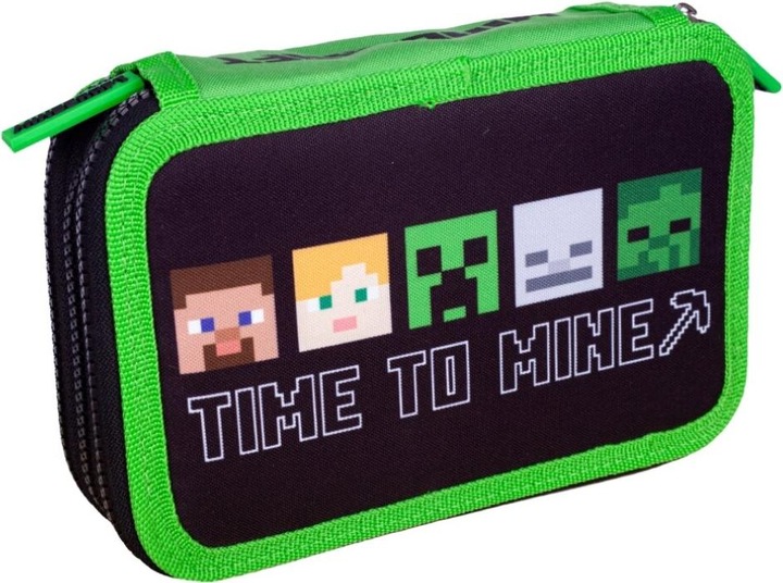 Produktbild Minecraft Dreifach-Federmäppchen ohne Zubehör