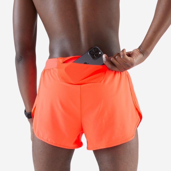 Immagine prodotto Kiprun Pantaloncini da corsa da uomo - Run 500 split comfort - Arancione (S)