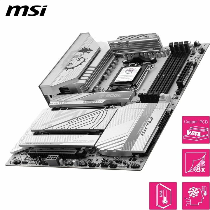 Produktbild MSI MPG X870E EDGE TI WiFi (AM5, AMD X870E, ATX)