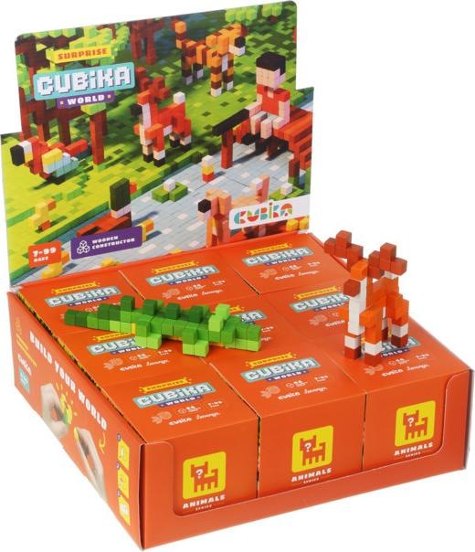 Actual product image Cubika Wooden blocks set surprise box