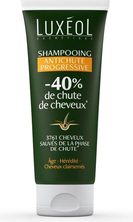 Produktbild Luxéol Shampoo gegen fortschreitenden Haarausfall (200ml) (200 ml, Flüssiges Shampoo)