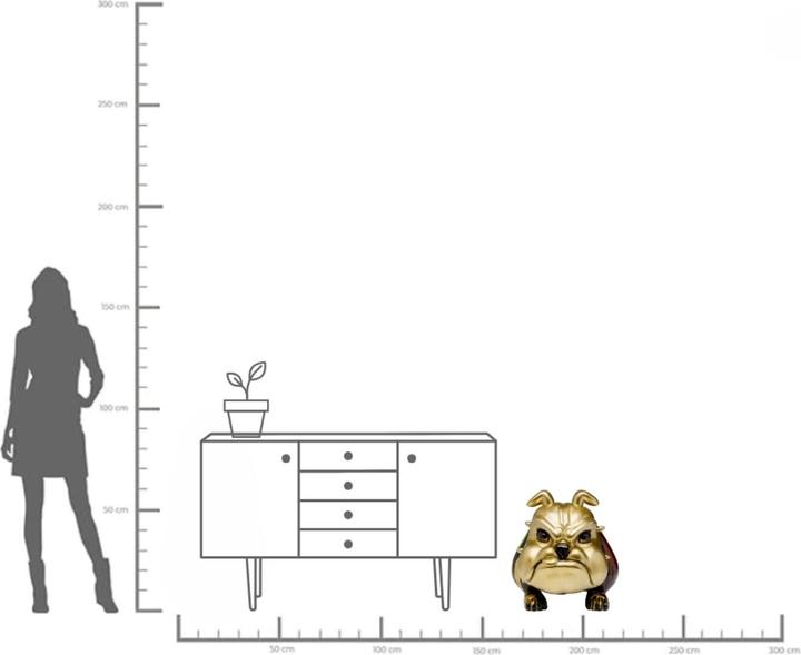 Actual product image Kare Design Deko Figur Mad Dog 68cm