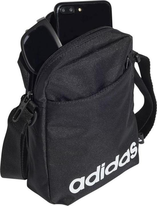 Produktbild adidas LINEAR Organizer, Unisex-Erwachsene Gürteltasche, Black/White, One Size - JE8341