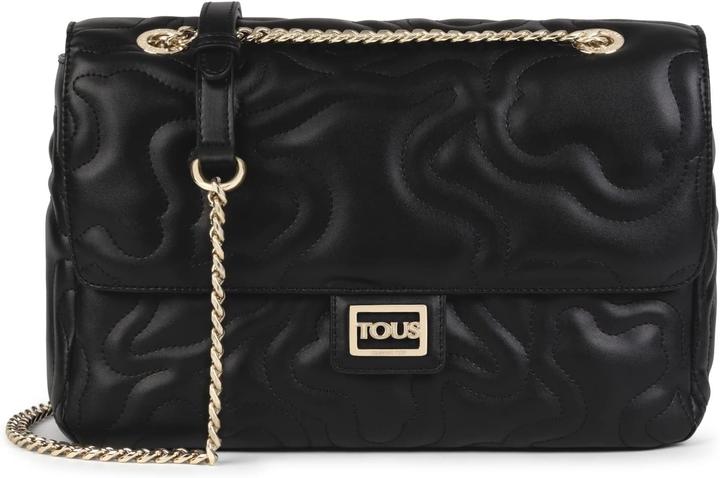 Tous Middelgrote schoudertas mit bearförmigem Tab und magnetischer Knoopsluiting