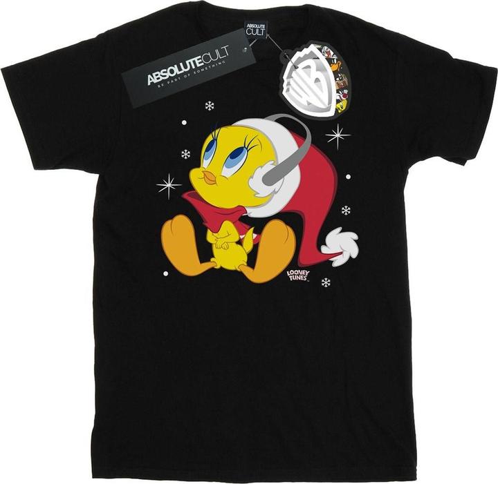 Immagine prodotto Looney Tunes Christmas Tweety Maglietta Ampia Donna (M)