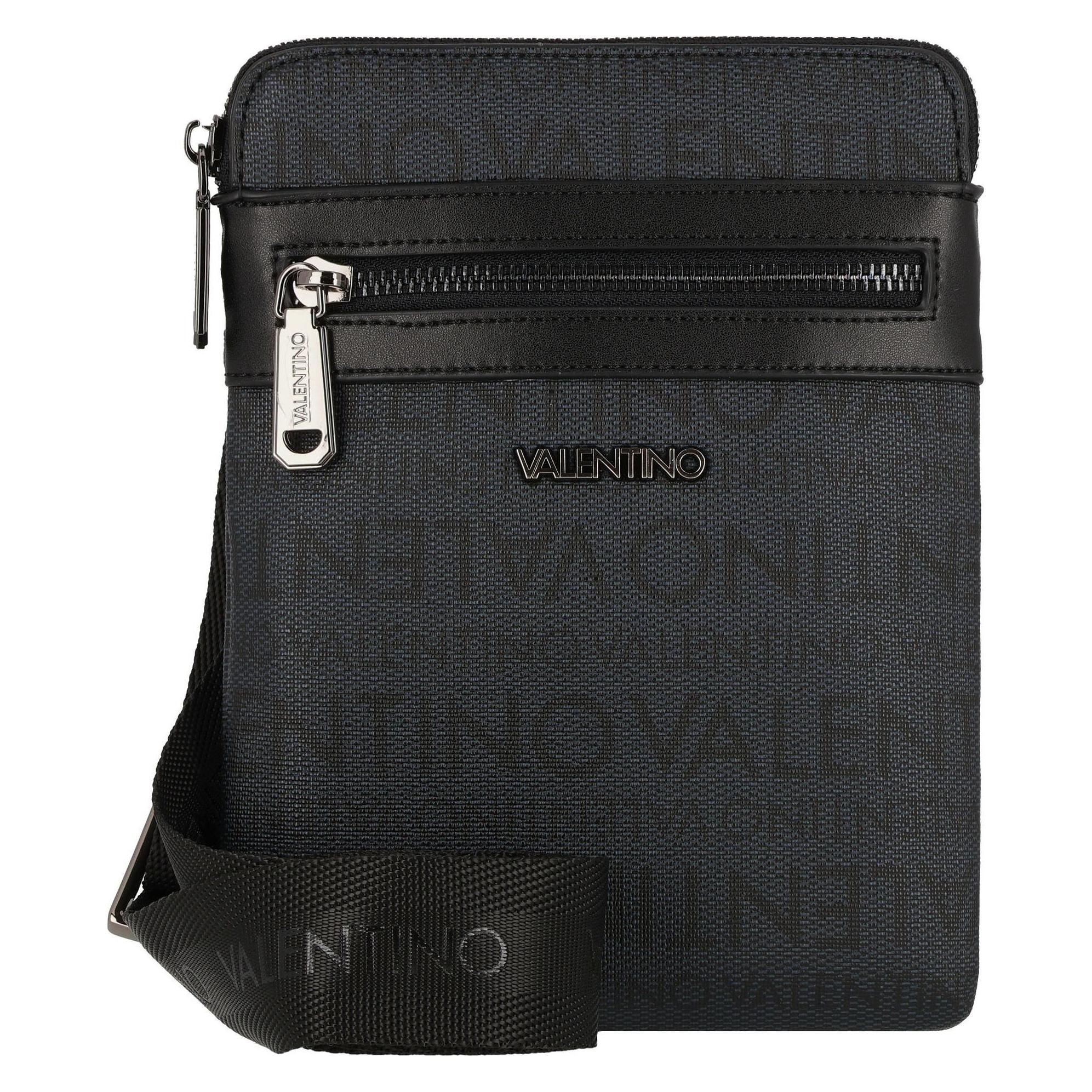 Valentino, Herren, Handtasche, Billion Mini Bag Umhängetasche 17 Cm, Schwarz, Blau