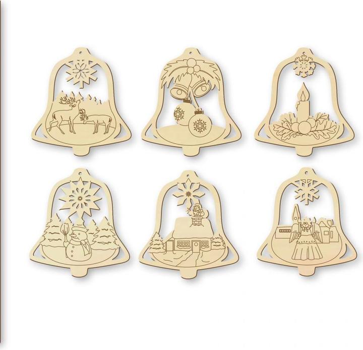 Immagine prodotto Trenddeko Albero ornamento suono campana set con gancio