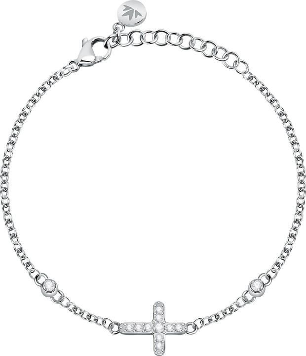 Actual product image Morellato Passioni Br. Steel+Wht Ston (19 cm, Stainless steel)