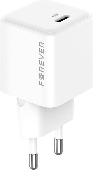 Actual product image Forever TC-08-30C GaN PD QC charger 1x USB-C 30W white (30 W, 1 portion)