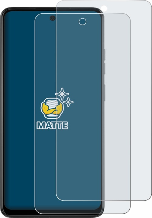 Actual product image BROTECT Anti-glare screen protector matt (2 Piece, Motorola Moto E14)